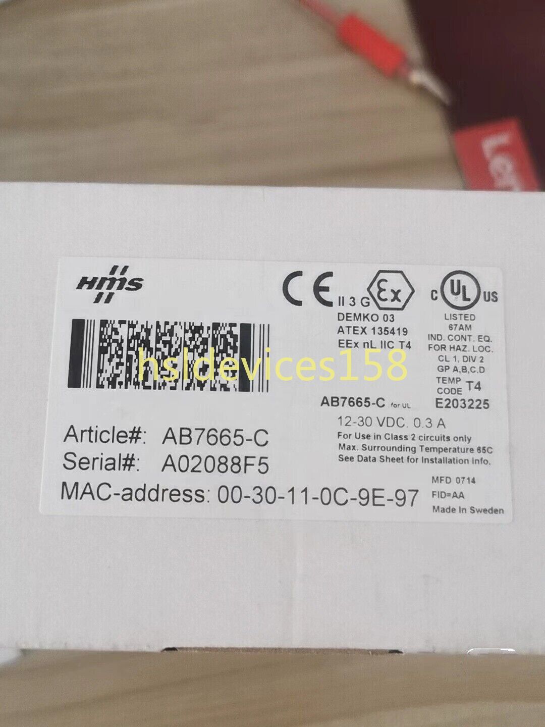 1pc for new AB7665-C (by Fedex or DHL)