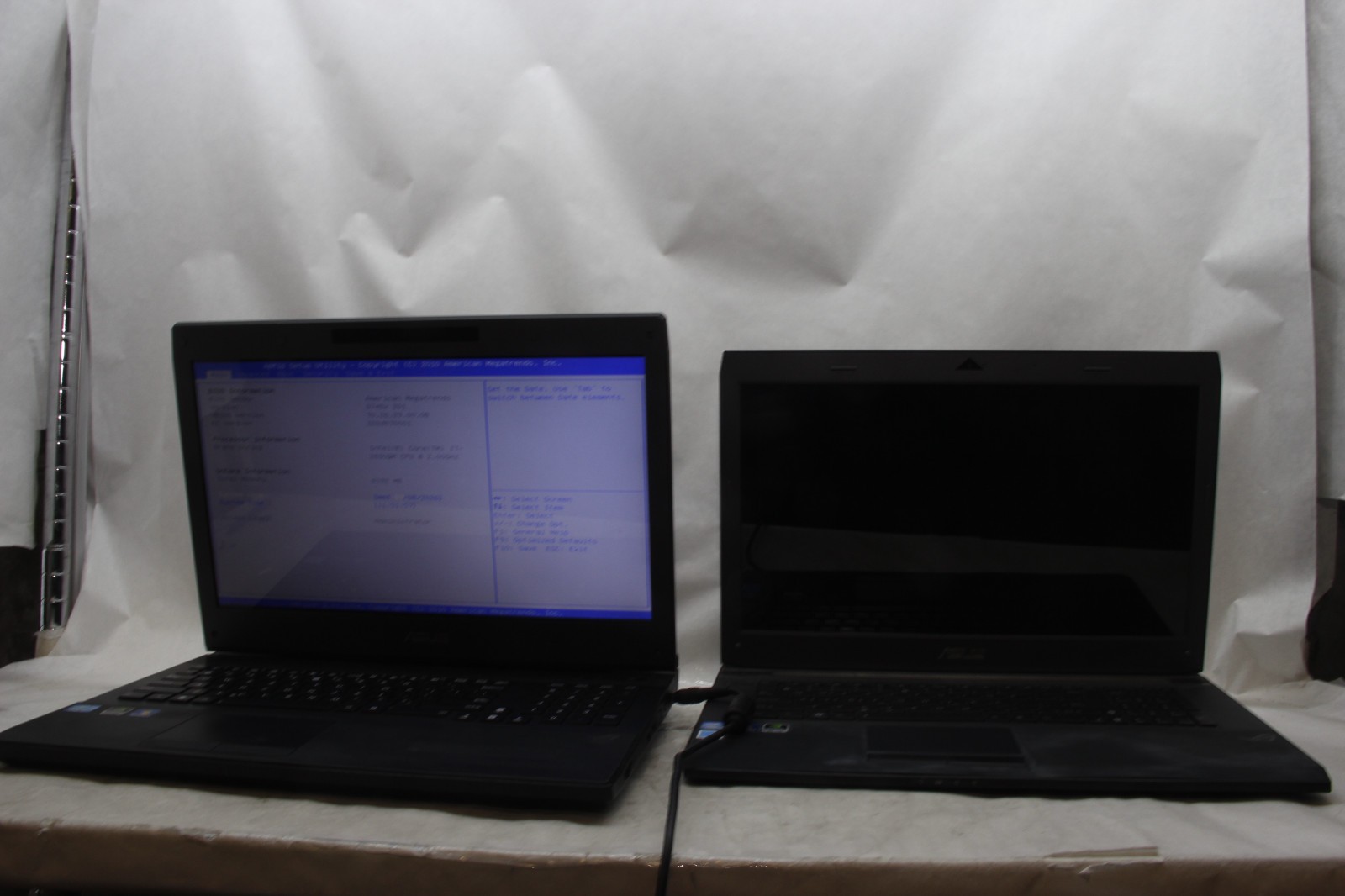 Lot of 1 ASUS ROG G73S & 1 G74S 17" Laptops i7 8 GB RAM NO SSDS AS-IS