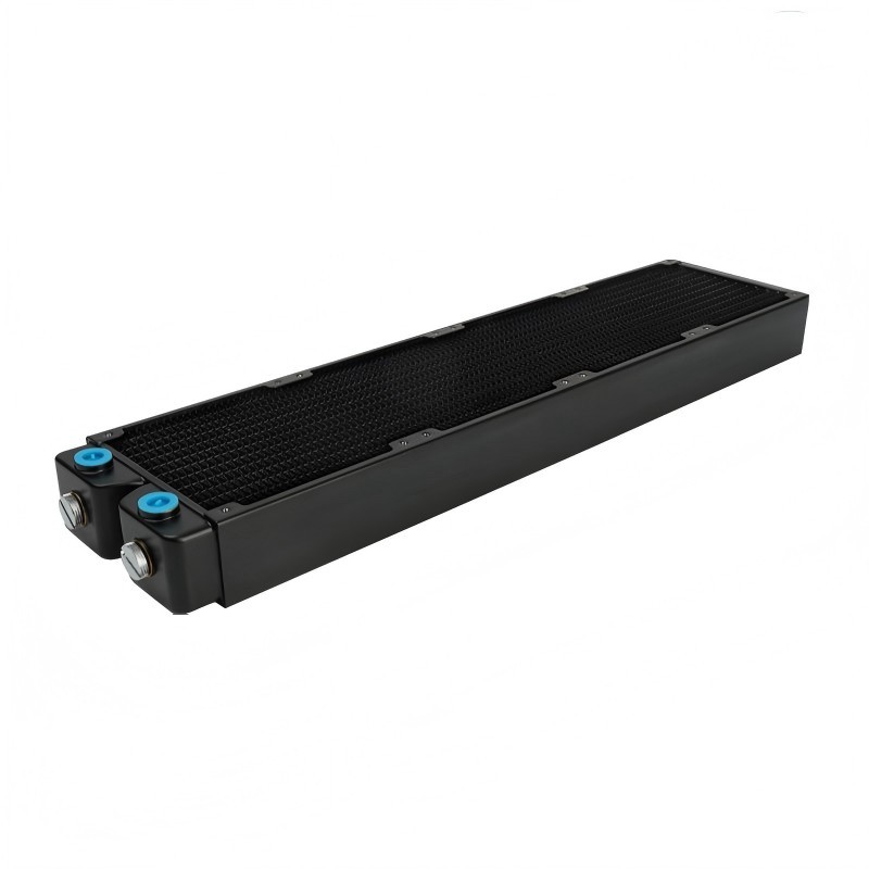 OCOCOO 480mm Copper Radiator 45mm Thick 5-Port Multiport G1/4 PC Water Cooling