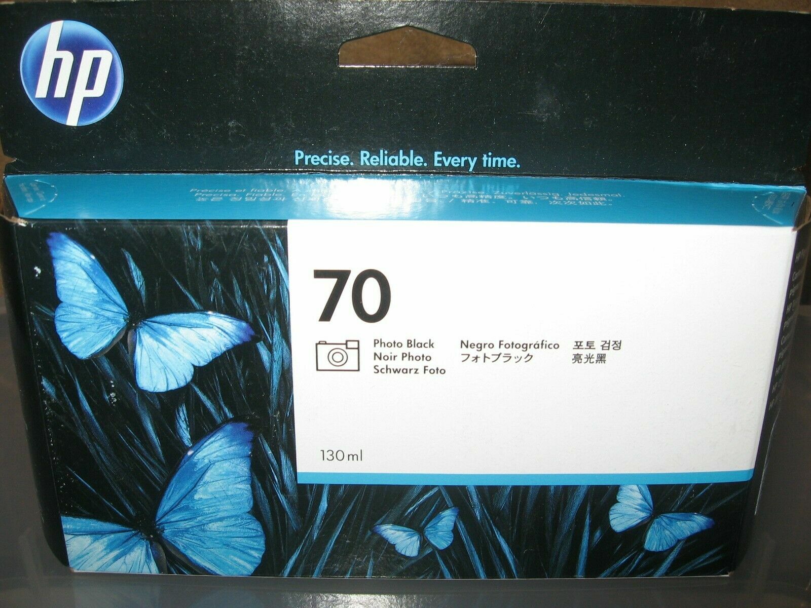 GENUINE HP C9449A HP 70 PHOTO BLACK SEALED INK CARTRIDGE - EOW: Aug 2019