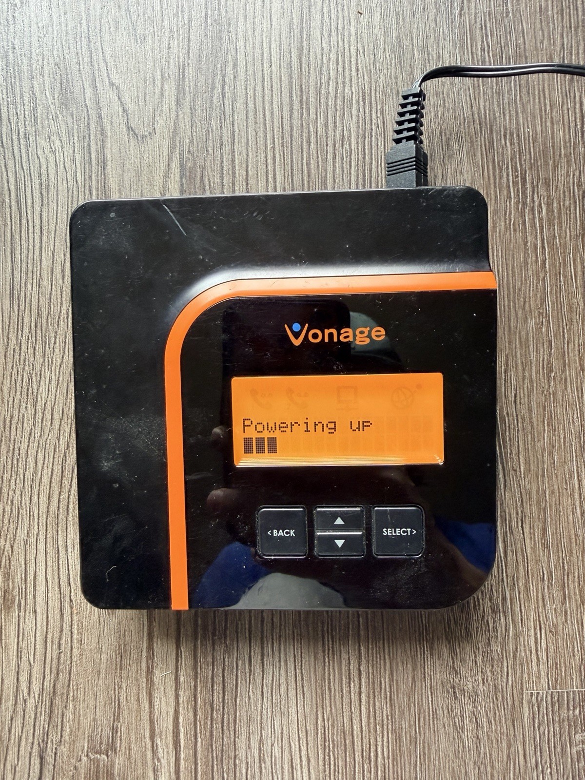 Vonage VDV21-VD VoIP Phone Adapter Internet Router with Power Supply Black