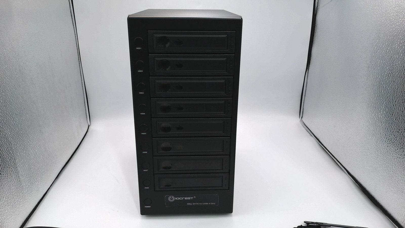 USB 4.0 (40Gbps) Type-C 8 Bay 2.5" and 3.5" SATA Hard Drive Enclosure PC1725765