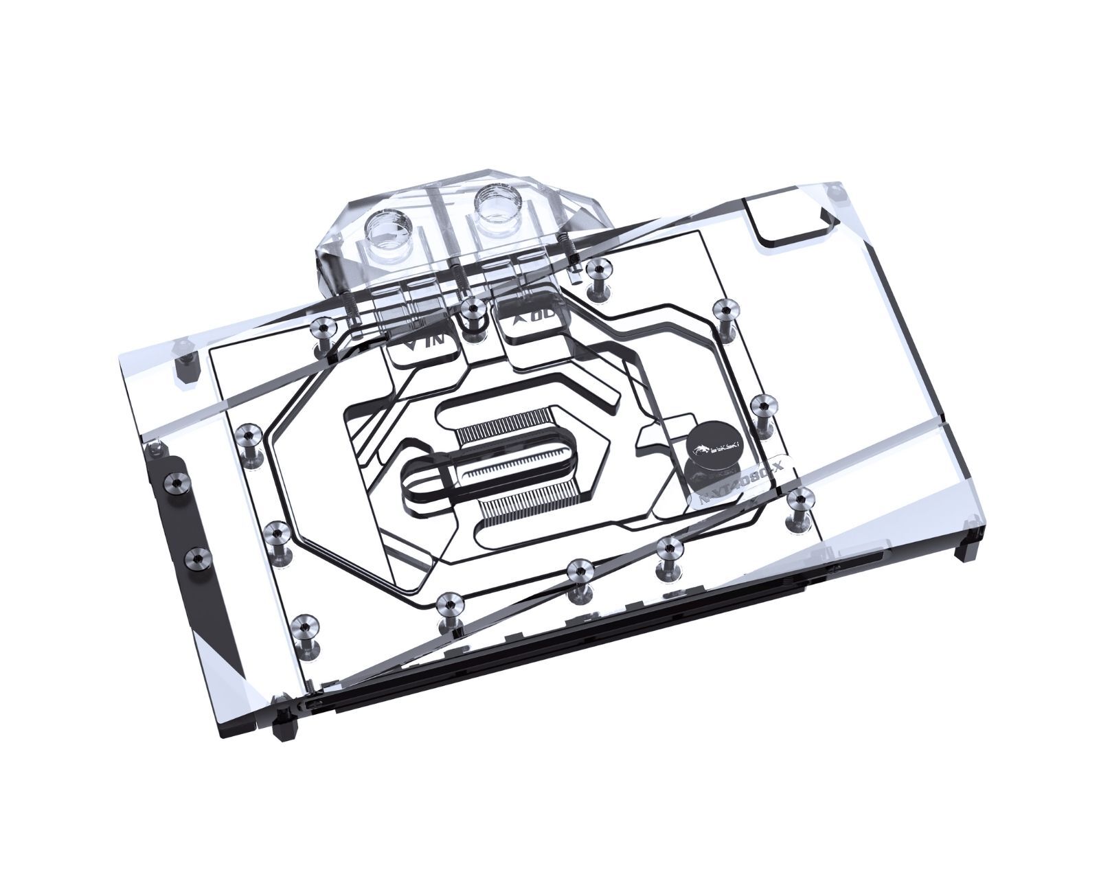 Bykski GPU Water Block For Yeston RTX 4080 Sakura Sugar 