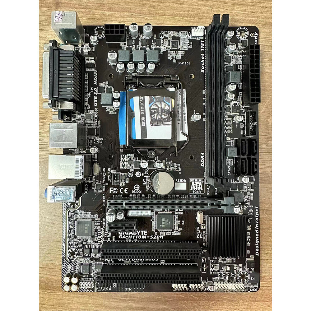 For Gigabyte GA-H110M-S2PH Motherboard DDR4  M-ATX H110 LGA 1151 Tested OK