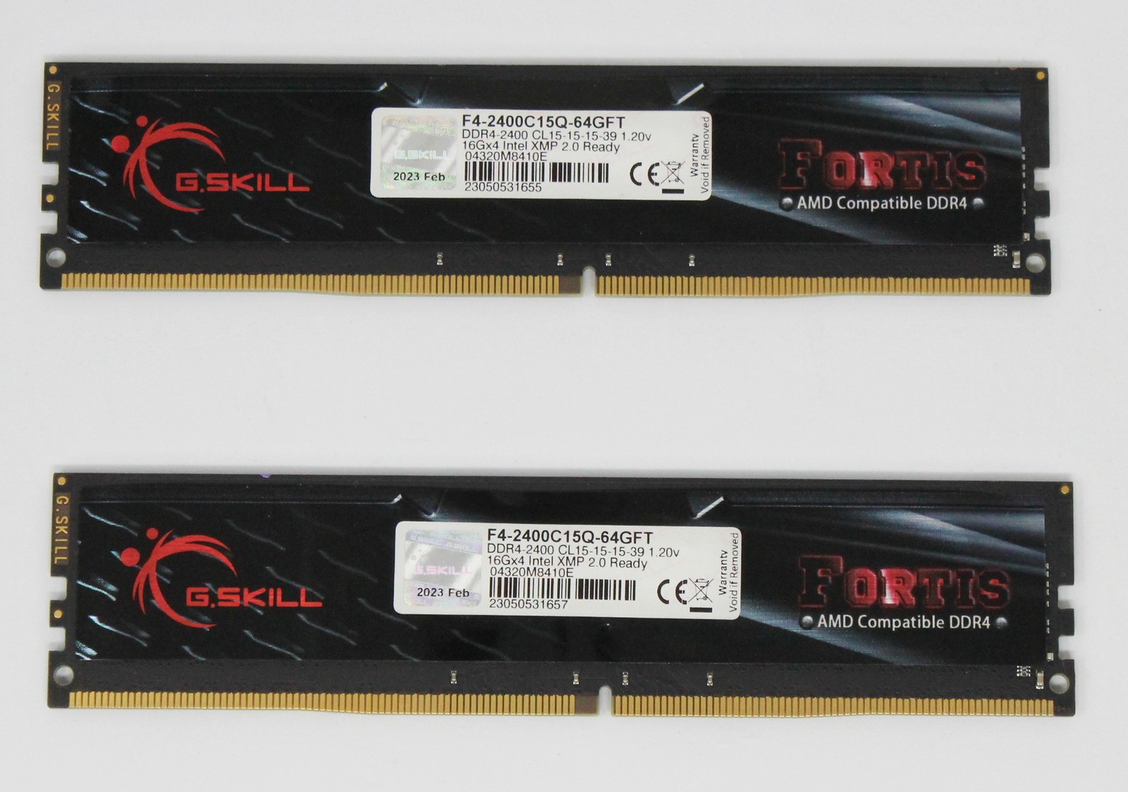 G.Skill Fortis 32GB (2x16GB) F4-2400C15Q-64GFT PC4-19200 DDR4-2400 RAM (#39303)