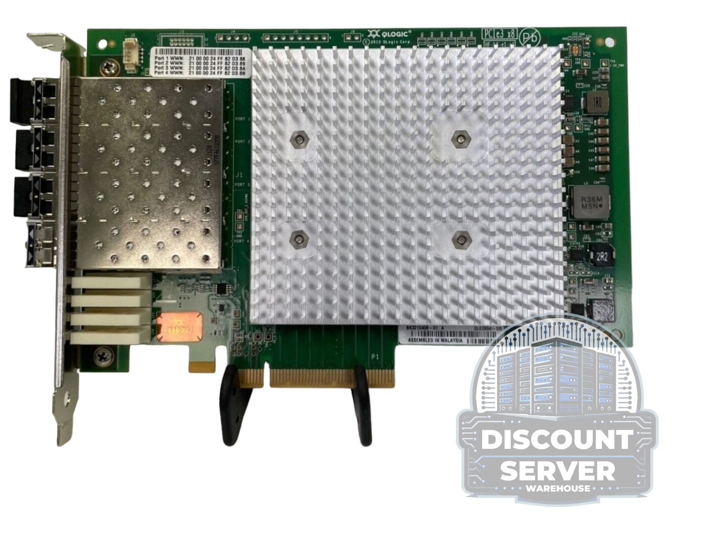 QLogic QLE2694-SR 16Gbs Quad Port FC PCI Express Gen3 x16 Host Bus Adapter LP