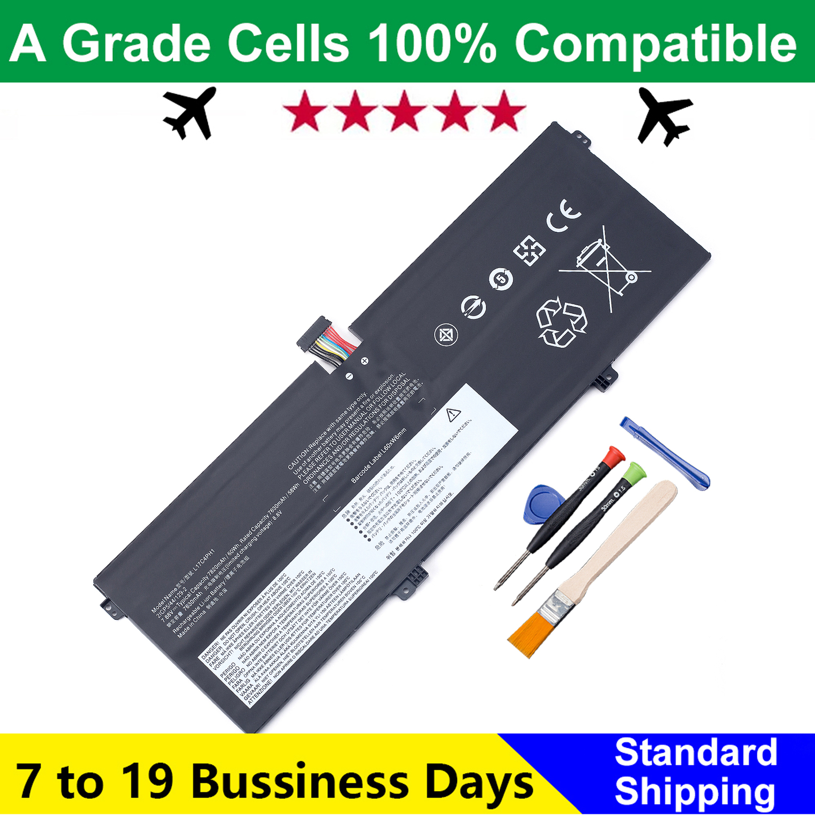 L17C4PH1 L17M4PH1 Battery For Lenovo Yoga 7 Pro-13IKB C930-13IKB Glass L17M4PH2