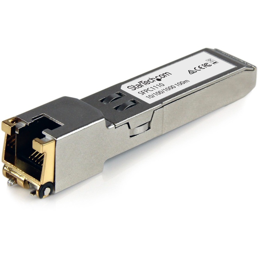 StarTech Cisco Compatible Gigabit RJ45 Copper SFP Transceiver Module