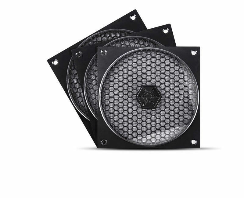 Silverstone SST-FF121B-3PK (Black - 3 Pack) 120mm Fan Grill & Filter Kit
