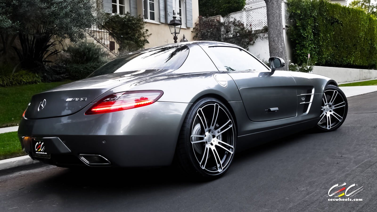 Cars 2015 cec wheels tuning mercedes benz Desk Mat Stitched