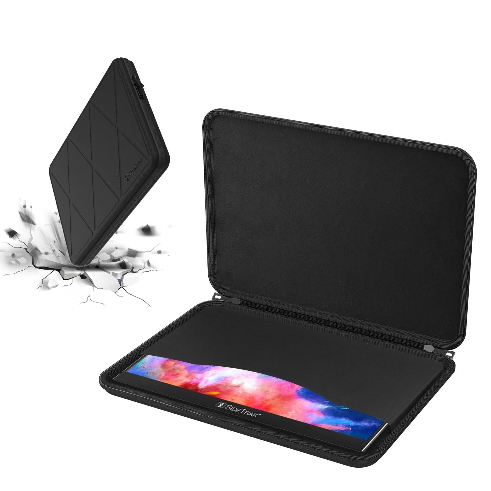Smatree 15inch Protective Hard Sleeve Case for Portable Monitor and Laptop, C...