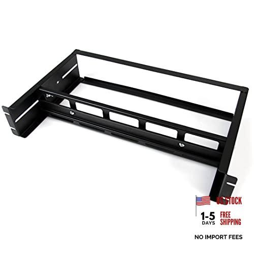 StarTech 2U DIN Rail Kit for 19in Rack, 3.5"x19"x14.1" Rackmount DIN Rails