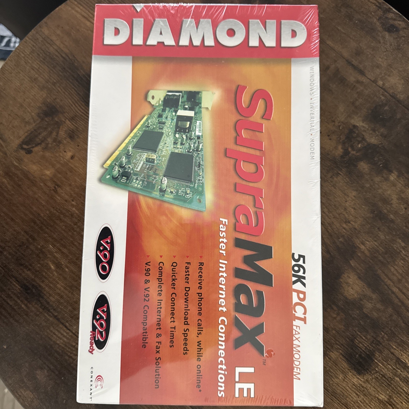 Diamond SupraMax LE 56K PCI Fax Modem Card V.92 SKU 90500031