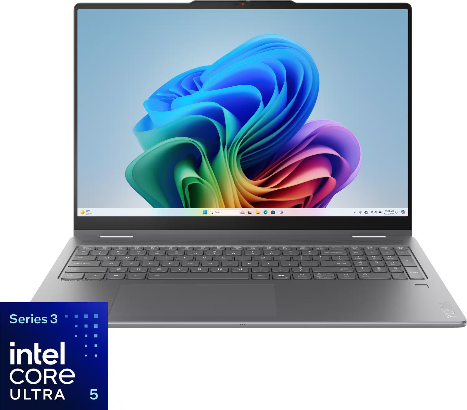 Lenovo - Yoga 7i 2-in-1 16" 2K Touchscreen Laptop - Intel Core Ultra 5 Proces...