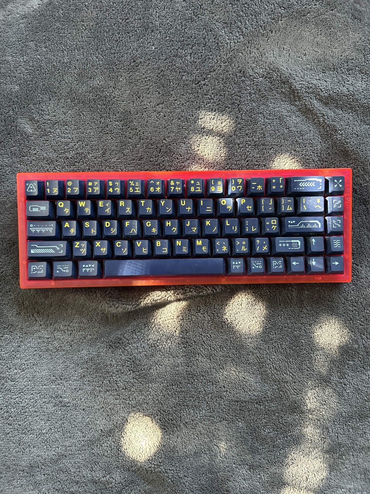 NK65 Entry Edition Awaken Red Edition With GMK Awaken Keycaps (READ DESC)