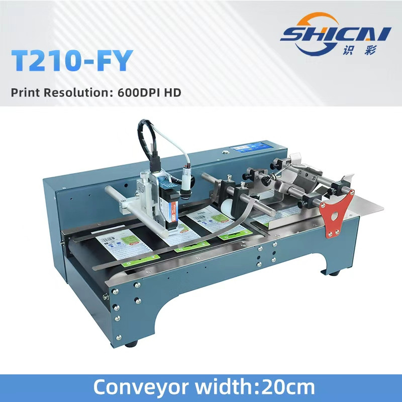Automatic Paging Inkjet Printing Machine for Bag Card Carton Barcode QR Date