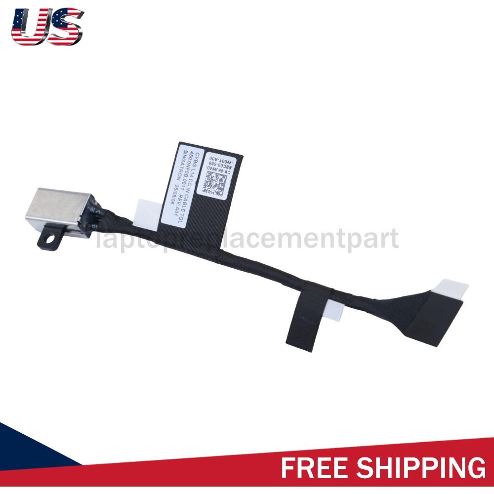 1Pcs DC IN Cable Power Jack Charging 0HJW4D For Dell Latitude 3420 3520
