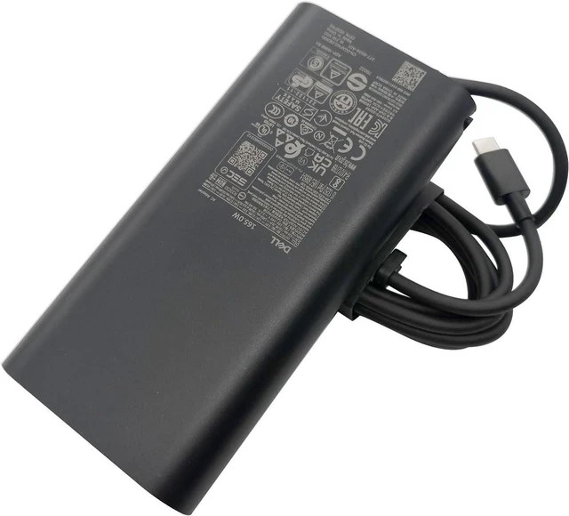 Genuine Dell 165W USB-C Charger for XPS 15 17 DA165PM210 Type C w/ Cable