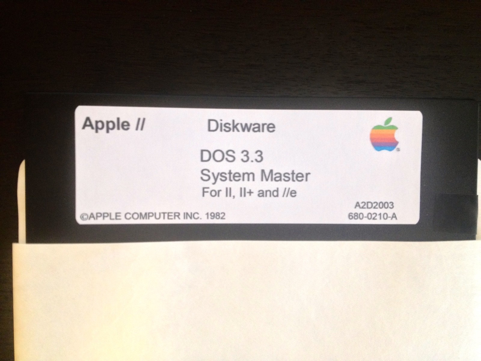DOS 3.3 System Master / Apple II, IIe, IIc, & IIgs Computers