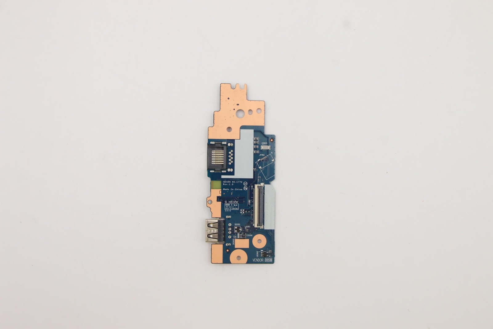 5C50Z44695 FRU CARDPOP GE520_IO_Board_NFPR Lenovo ThinkPad E15 Gen 2 IO Board