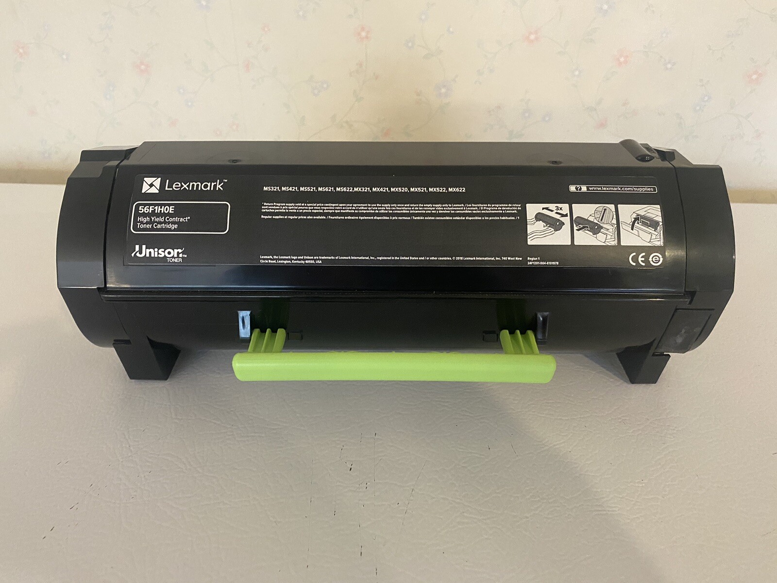 Lexmark 56F1H0E High Yield Contract Toner Cartridge - 60% FULL