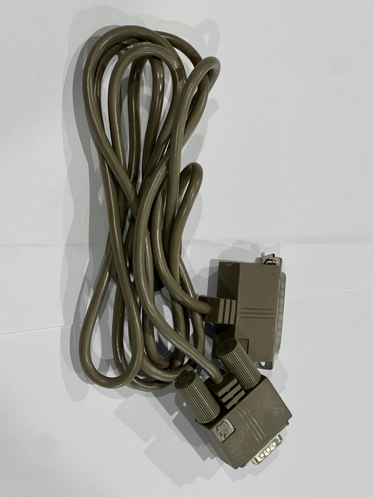 Apple 590-0552-A 8 Pin Printer Cable 6.5' Grey Vintage