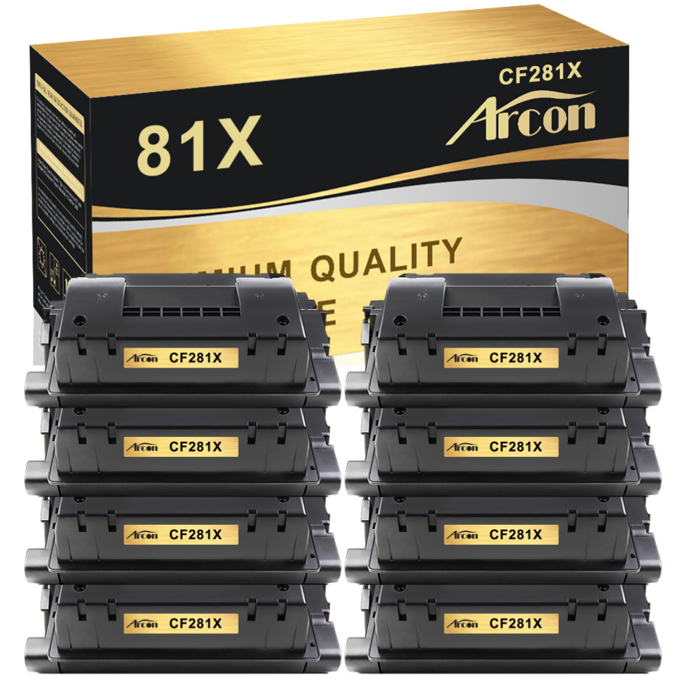 8PK Black CF281X Toner Fits for HP LaserJet MFP M630f M630h M630z M630dn Printer