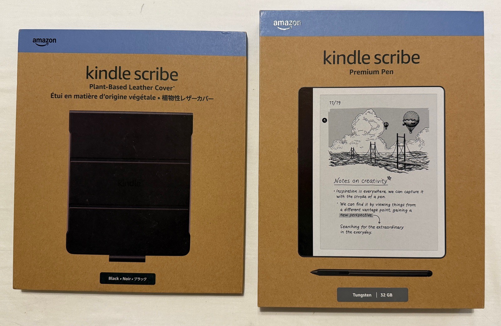 Amazon Kindle Scribe 32gb Tungsten 2024 Gen1 Wifi Bundle