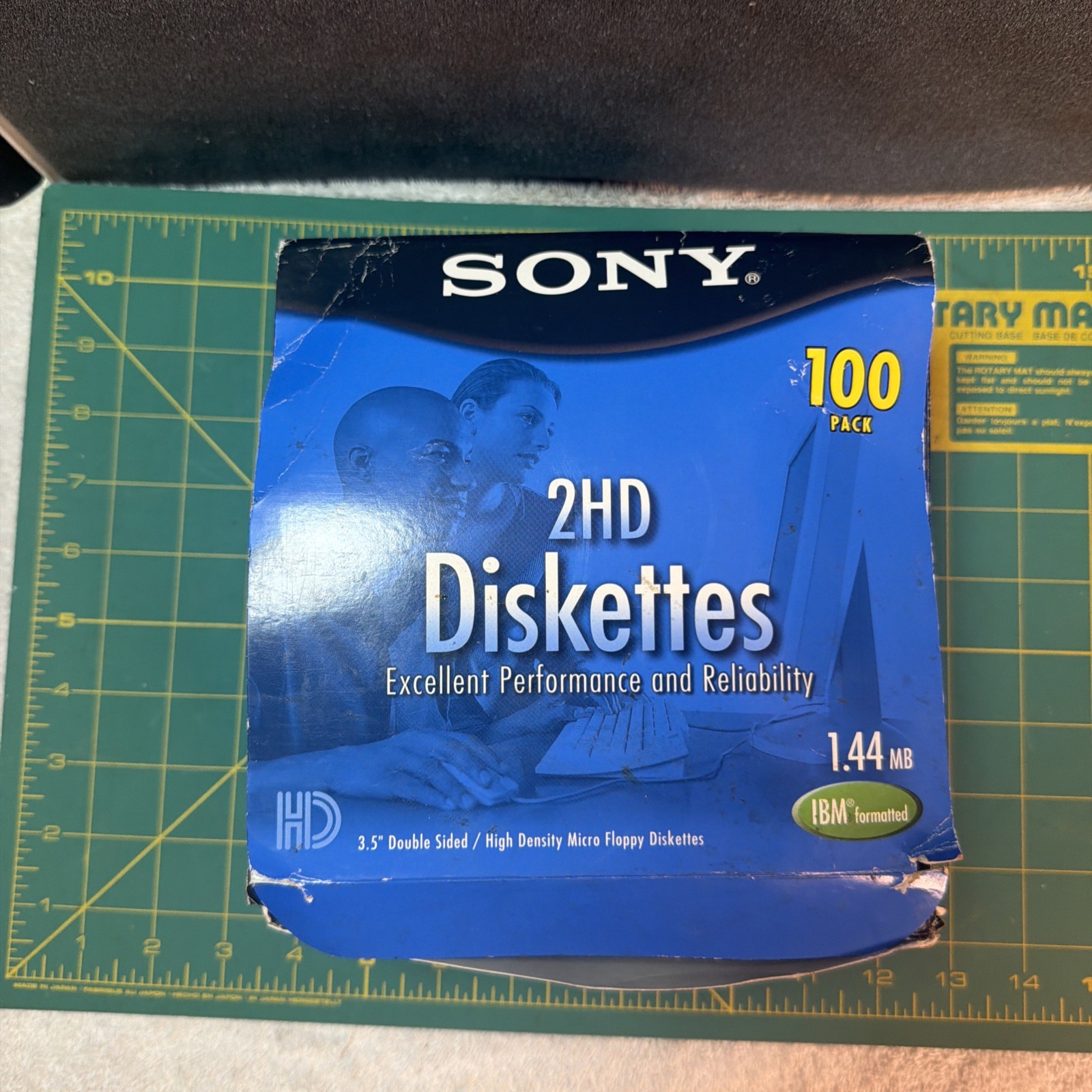 Sony lot of 85 Pack Floppy 2HD Diskettes 3.5” Double Sided IBM High Density