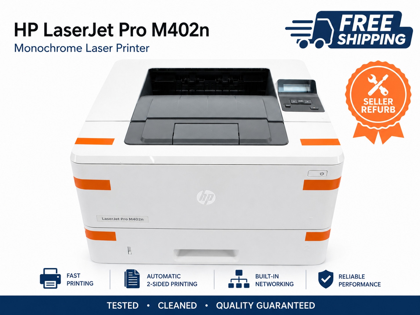 HP LaserJet Pro M402n Laser Printer M402 w/ Toner C5F93A