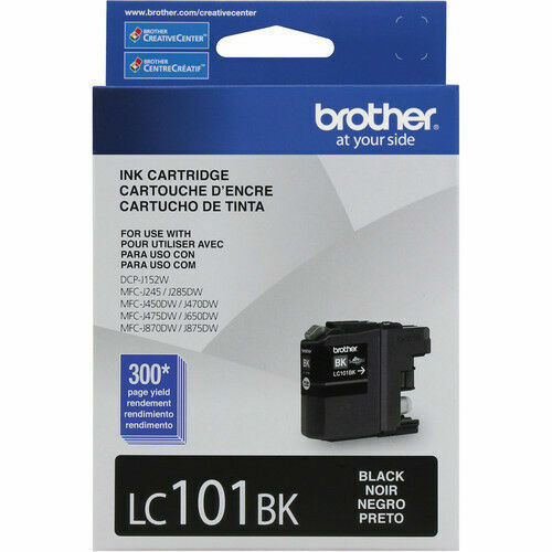 Genuine and Sealed Brother LC101BK Ink Cartridge - Black