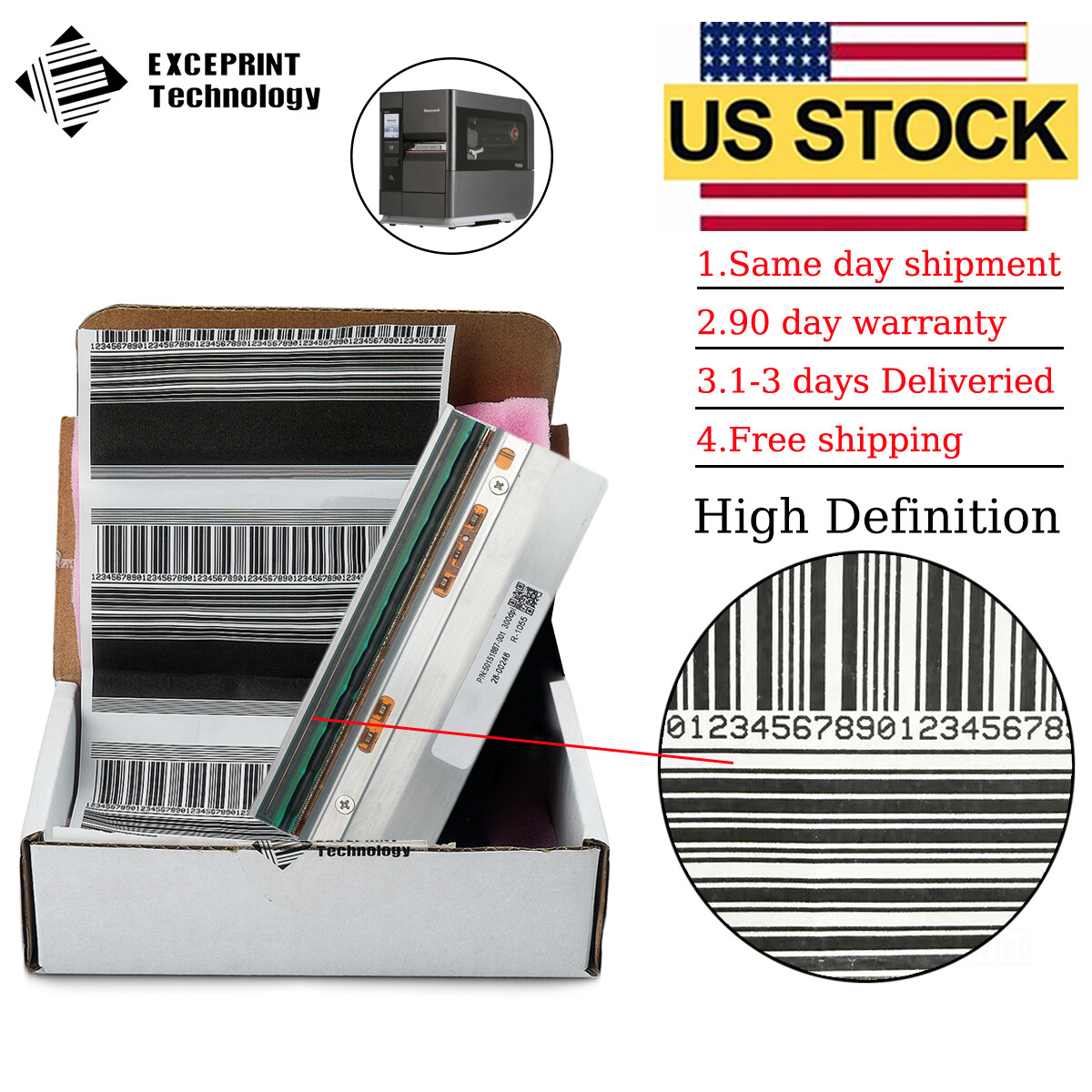 ✅ Printhead for Honeywell PX940 Thermal Label Printer 300dpi 50151887-001 USA ✅