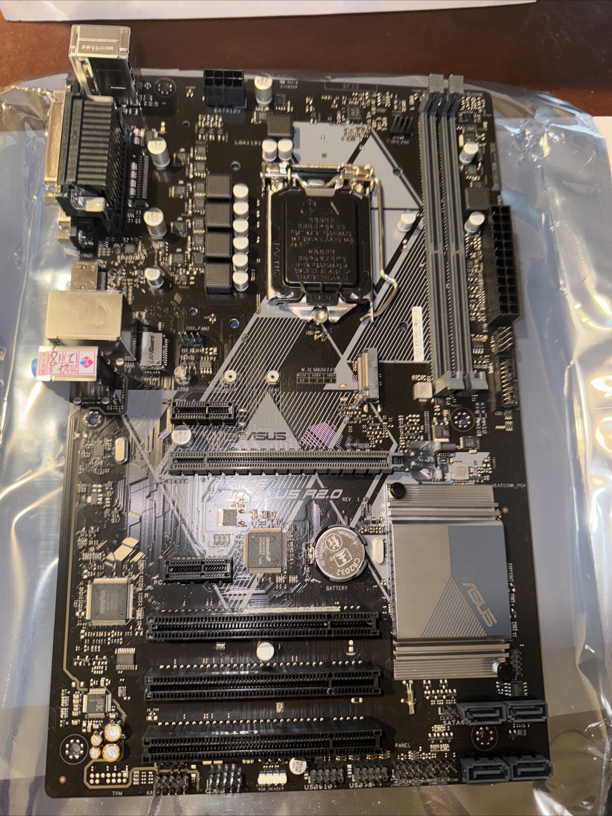 ASUS PRIME H310-PLUS R1.0/2.0 DDR4*2 LGA 1151 Intel 8th/9th Gen ATX Motherboard