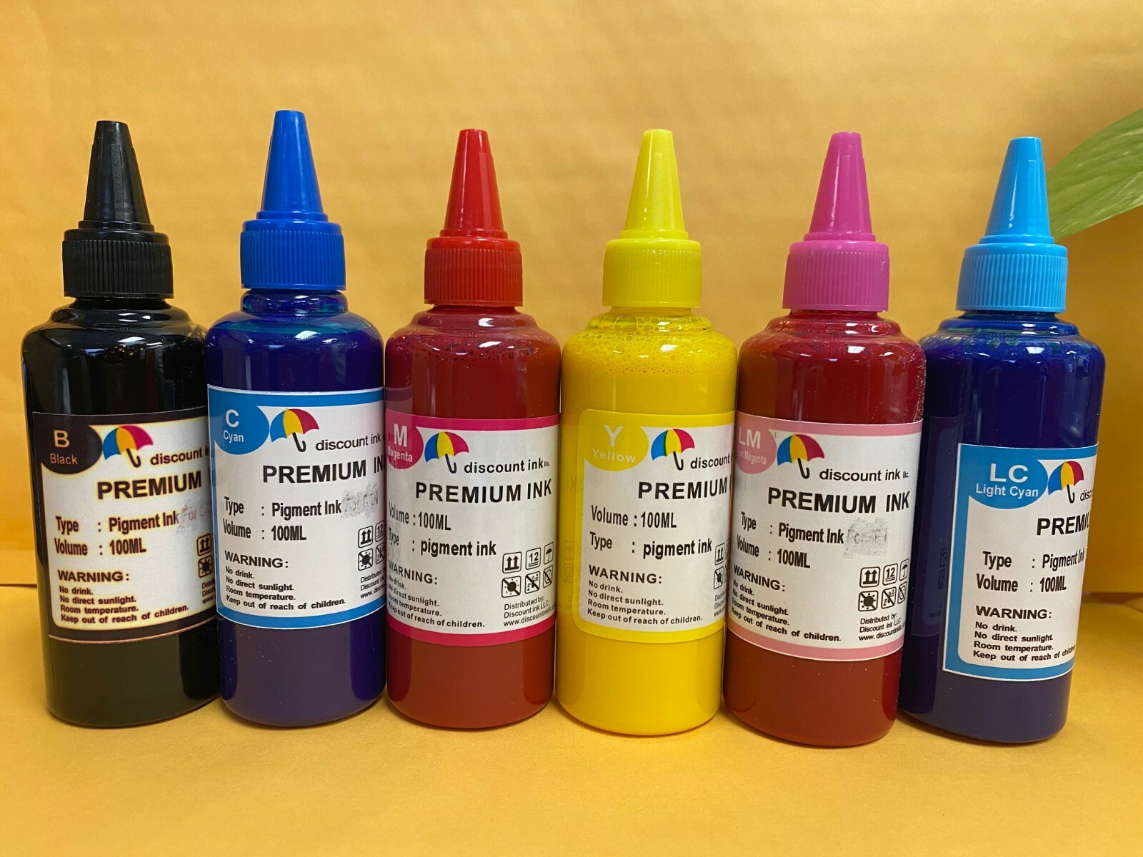 6x100ml refill Pigment refill ink for HP 83 DesignJet 5000 Series 5000 5500