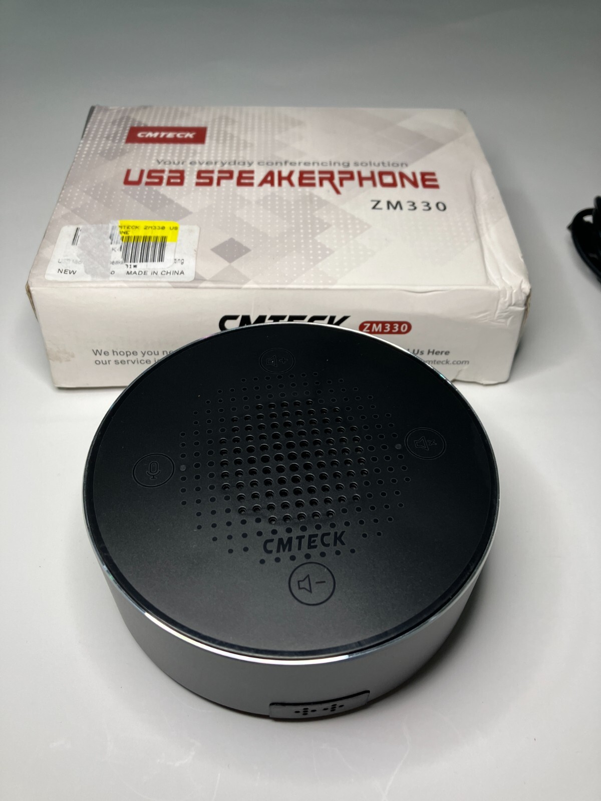 CMTECK ZM330 Speakerphone USB Microphone Speakers Omnidirectional Mic (a153)