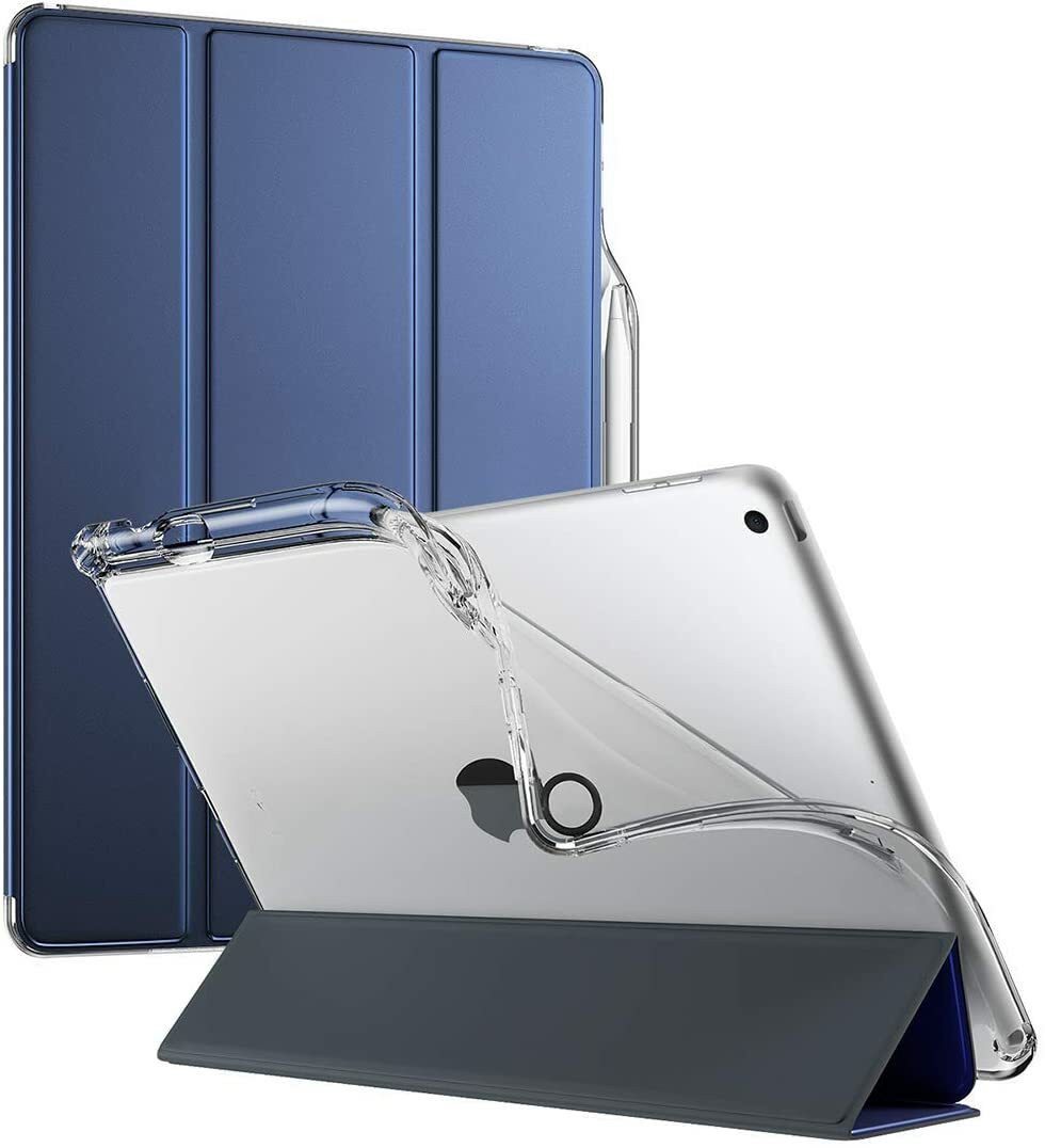 Poetic For Apple iPad 9.7 2018 Case Flexible Soft Transparent Stand Navy Blue