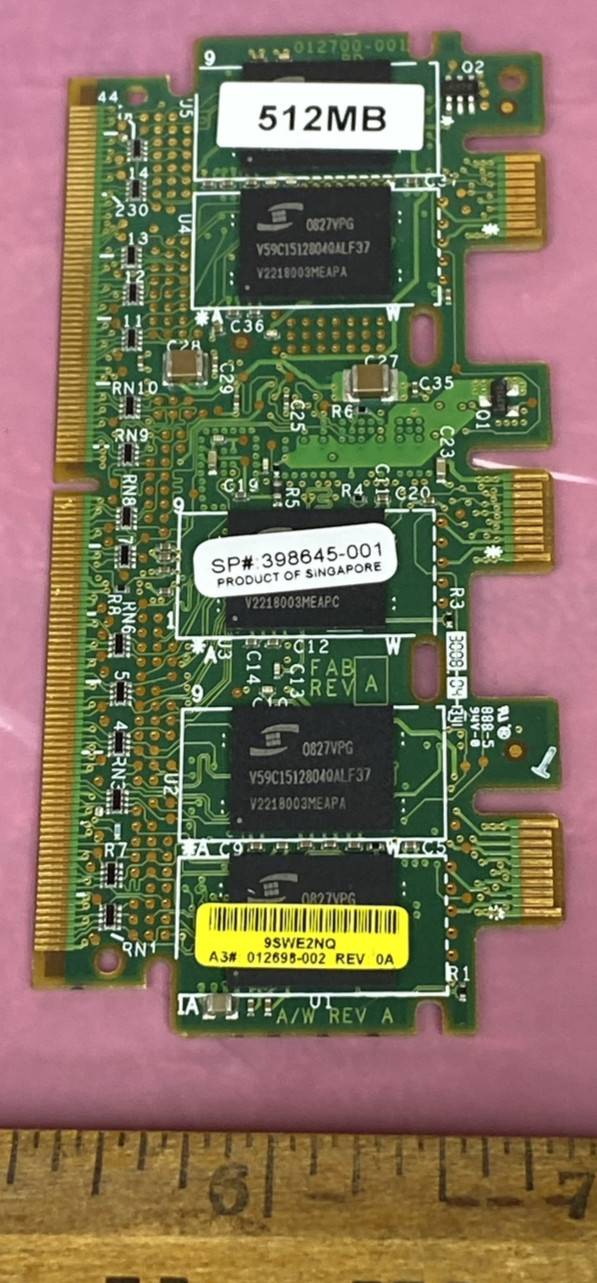 HP 012698-002 512MB Memory Module For P800 SP# 398645-001 Tested & Working