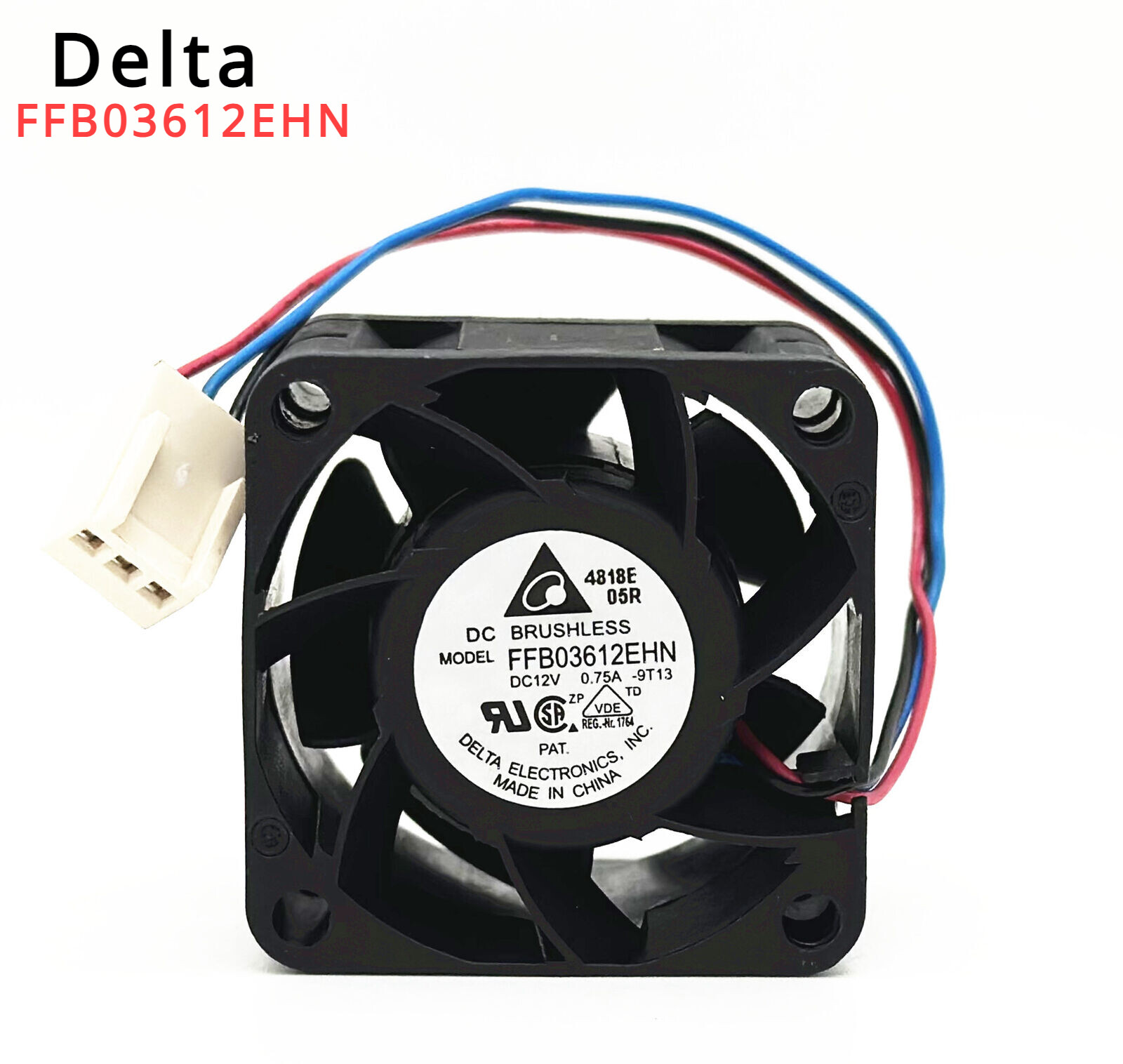 Delta FFB03612EHN 3628 12V 0.75A  Double Ball Violent High Speed cooling Fan