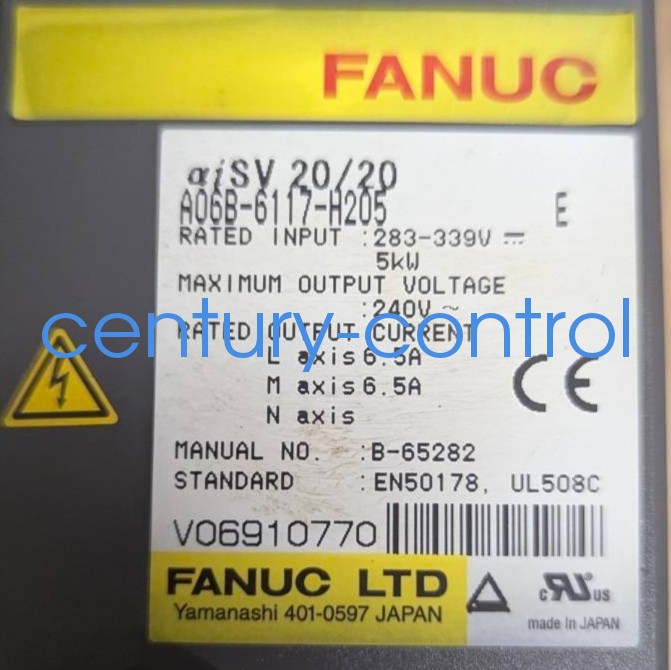 1PCS A06B-6117-H205 FANUC SERVO 1PCS NEW