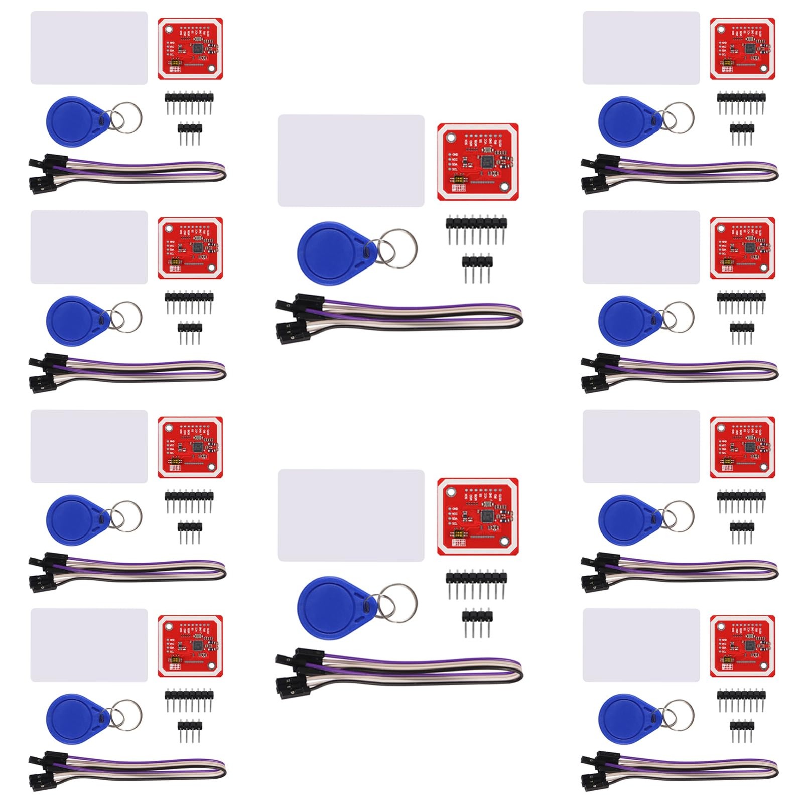 10 PCS PN532 NFC NXP RFID Module V3 Kit I2C SPI HSU With S50 White Card Key