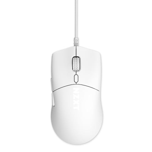 NZXT Lift 2 Symm MS-001NW-04 White 8K Polling 26000DPI Wired Gaming Mouse
