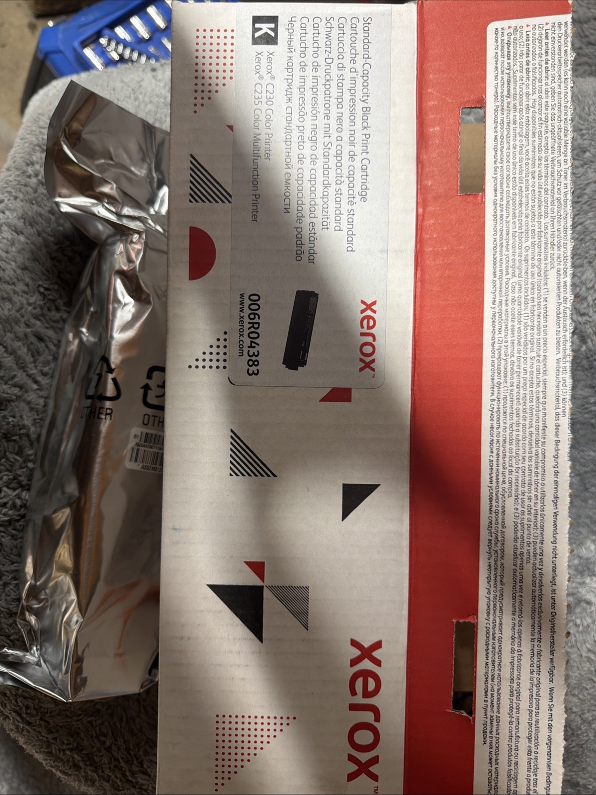 Xerox GENUINE 006R04383 Black Toner Cartridge for C230 / C235