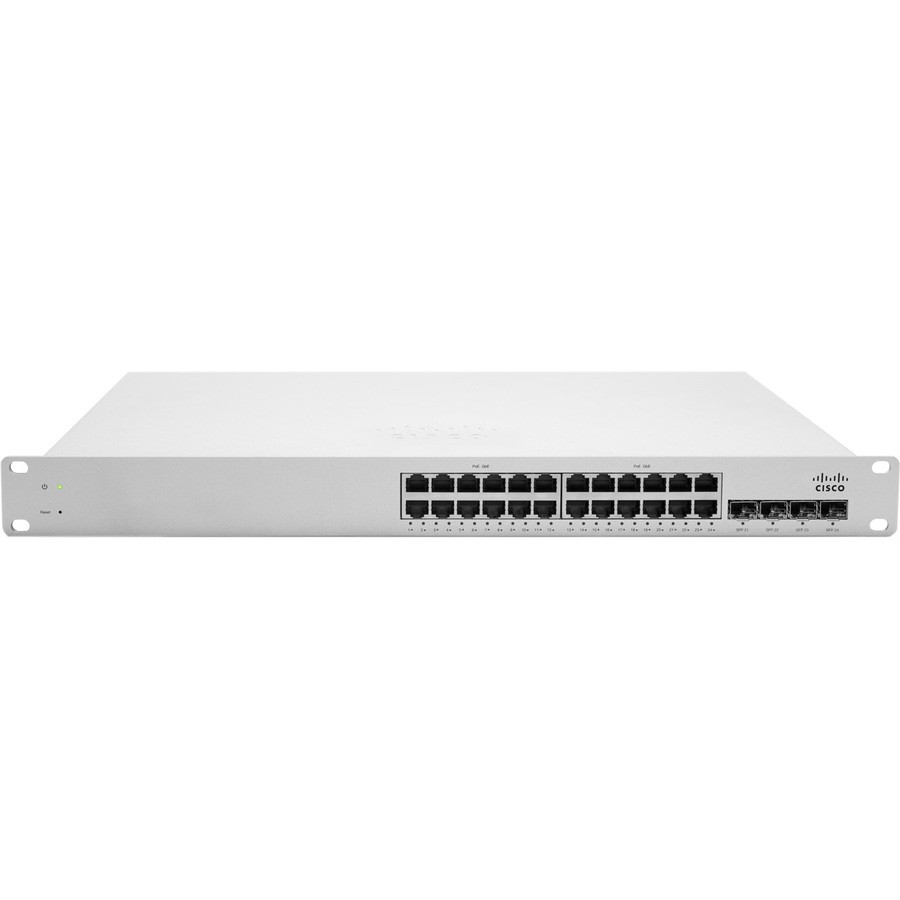 Cisco Meraki MS320-24P Unclaimed 24-Port Gigabit PoE Switch, 1 Year Warranty