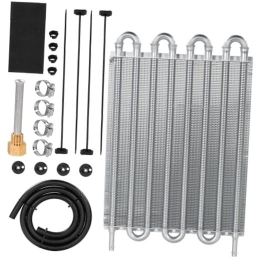 8 Piece Transmission Oil Cooler, Aluminum 8 Pass Tube and Fins, 1405, 405,