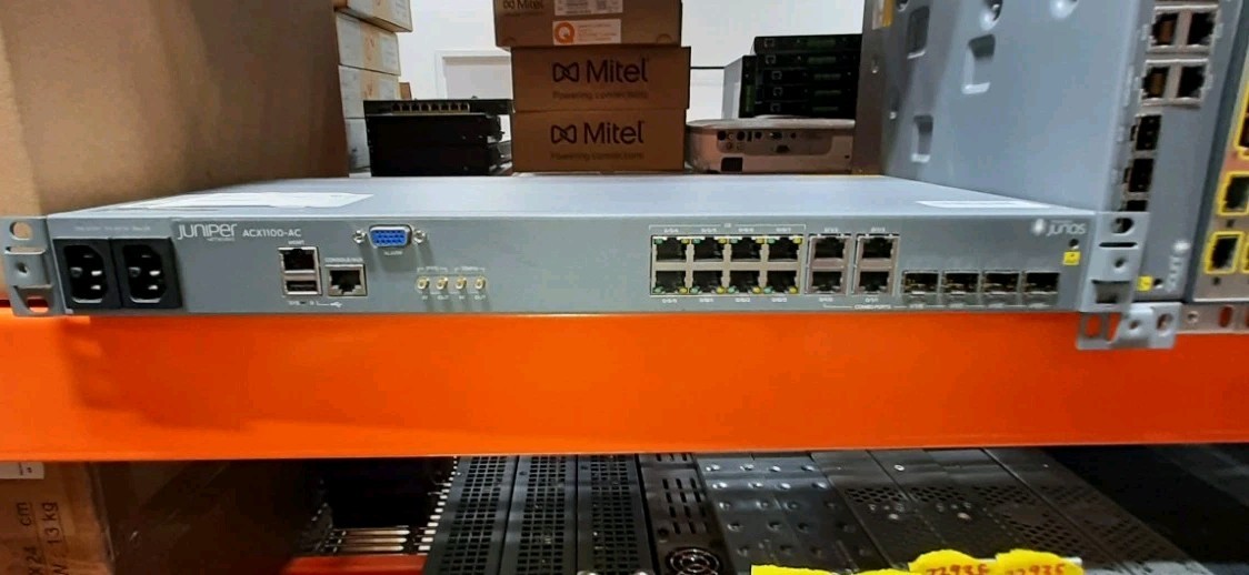 Juniper ACX1100-AC Universal Access Router 12-Port Gigabit Fanless 1U +Rack Ears