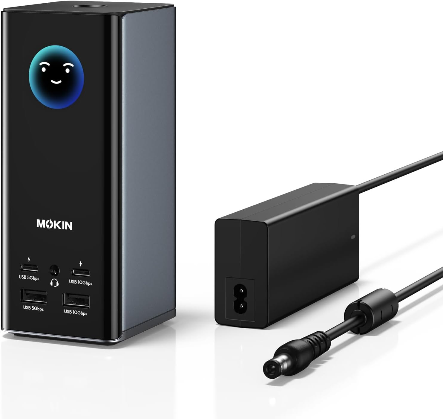 Mokin Smart LCD Docking Station,18-Port USB C Docking Station Triple Display wit