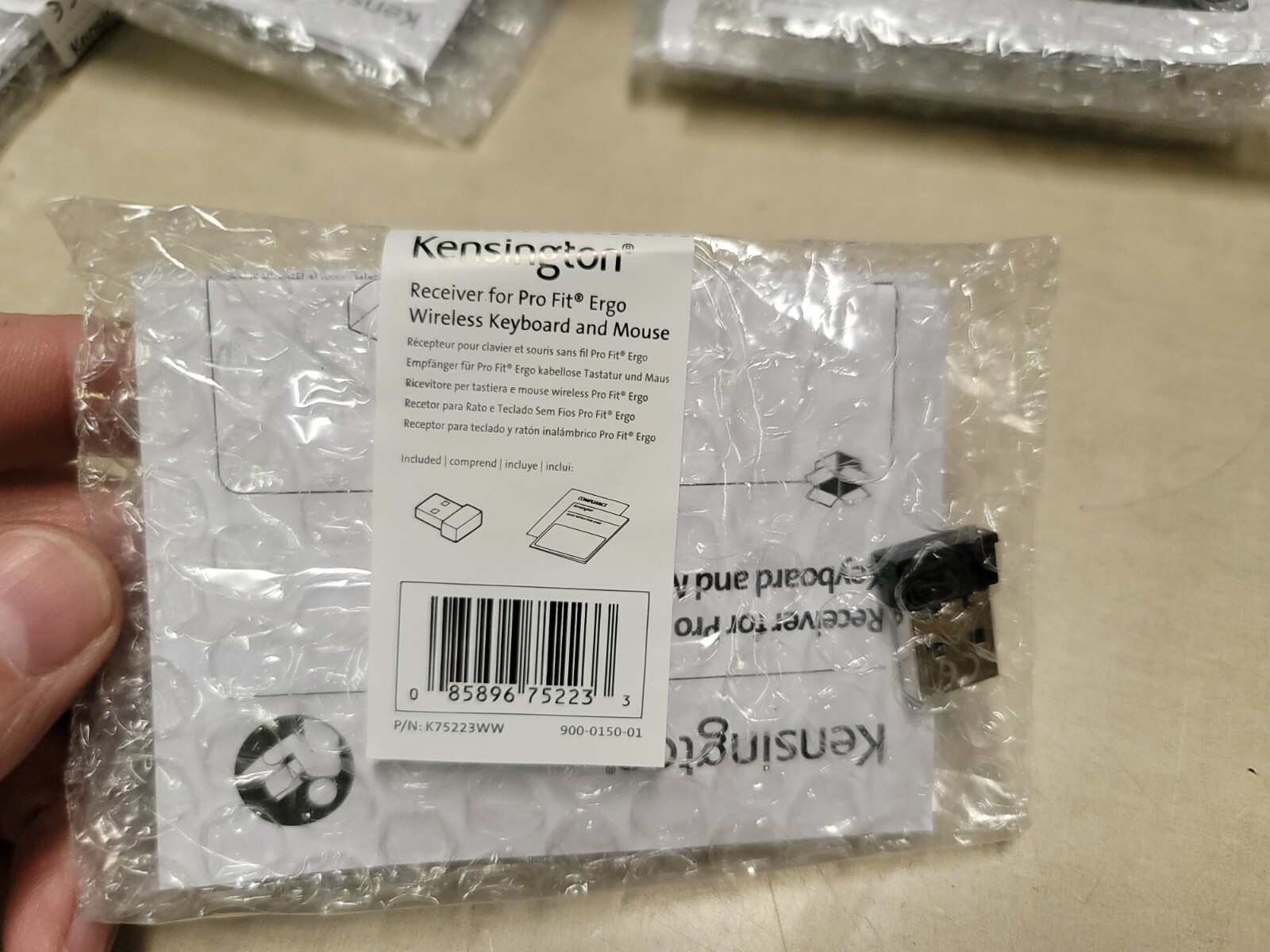 KENSINGTON TECHNOLOGY GROUP K75223WW REPLACEMENT RECEIVER FOR PRO FIT