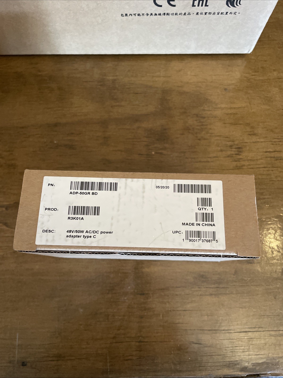 HPE Aruba R3K01A ADP-50G BD 48V/50W AC/DC Power Adapter