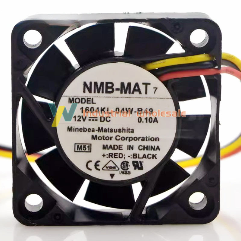 1PC new NMB-MAT 1604KL-04W-B49 4010 4CM 12V 0.1A 40*40*10mm Power Supply Fan CPU