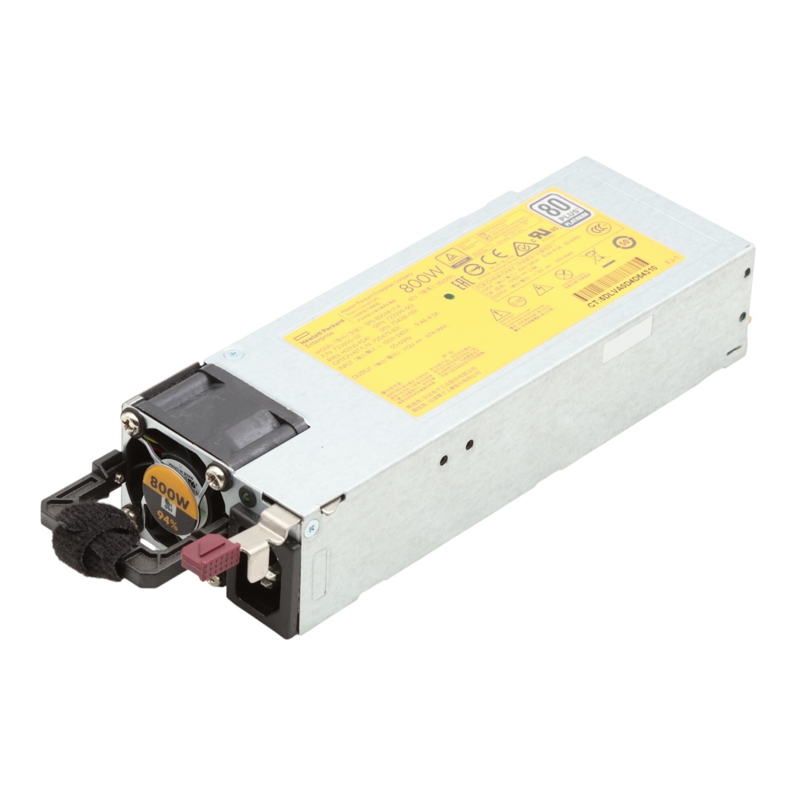 HPE 723600-001 Delta DPS-800AB-11A 800W Platinum Hot Plug Power Supply